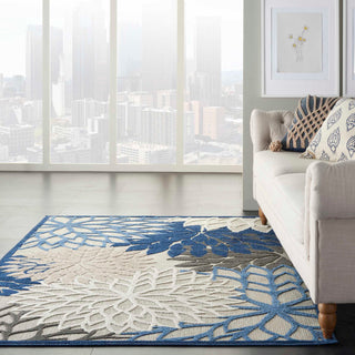 Aloha ALH05 Blue/Multicolor Area Rug by Nourison Room Scene