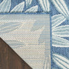Nourison Aloha ALH18 Blue Area Rug Backing