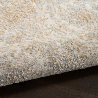 Nourison Ambiance AMI03 Ivory Silver Area Rug Close Up