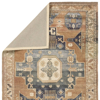 Jaipur Living Amata By House Sprucing Amorino AMT01 Tan / Navy Area Rug Backing