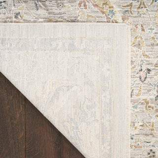 Nourison Antique Fusion ANF03 Light Grey Area Rug Backing