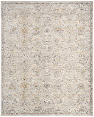 Nourison Antique Fusion ANF03 Light Grey Area Rug 8 X 10
