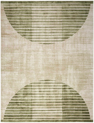 Nourison Astra Machine Washable ASW03 Ivory Olive Area Rug Main Image