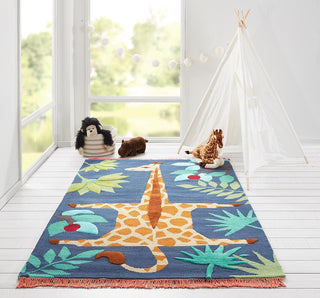 Momeni Atticus ATC-3 Navy Area Rug by Novogratz