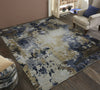 Ancient Boundaries Hammond HAM-05 Blues/Greys Area Rug
