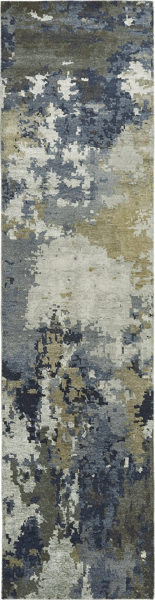 Ancient Boundaries Hammond HAM-05 Blues/Greys Area Rug