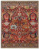 Ancient Boundaries Augustine AUG-1010 Merlot / Multi Area Rug