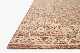 Loloi Cecelia CEC-01 Rust / Natural Area Rug corner closeup