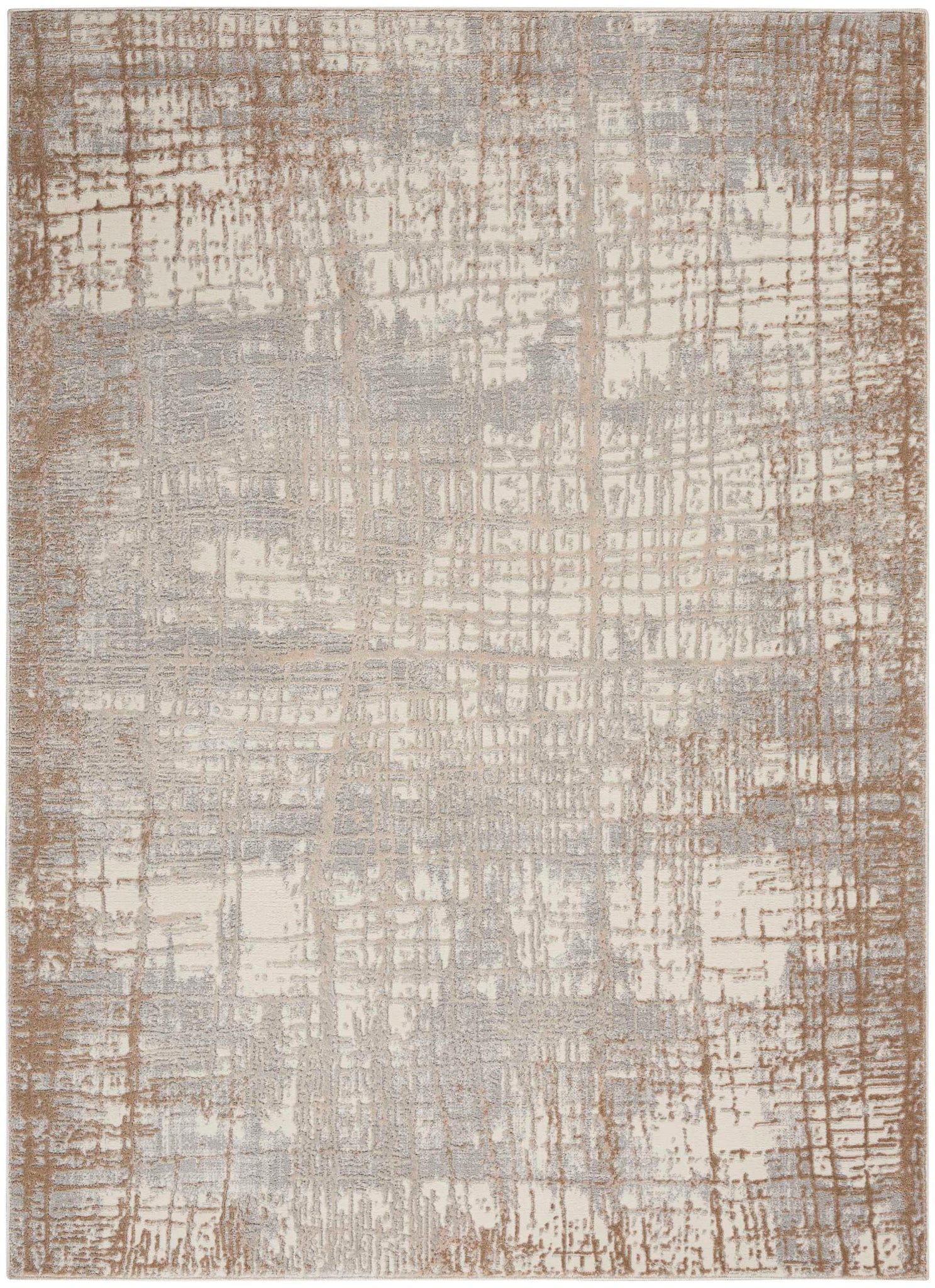 Calvin Klein CK950 Rush Ivory/Taupe Area Rug