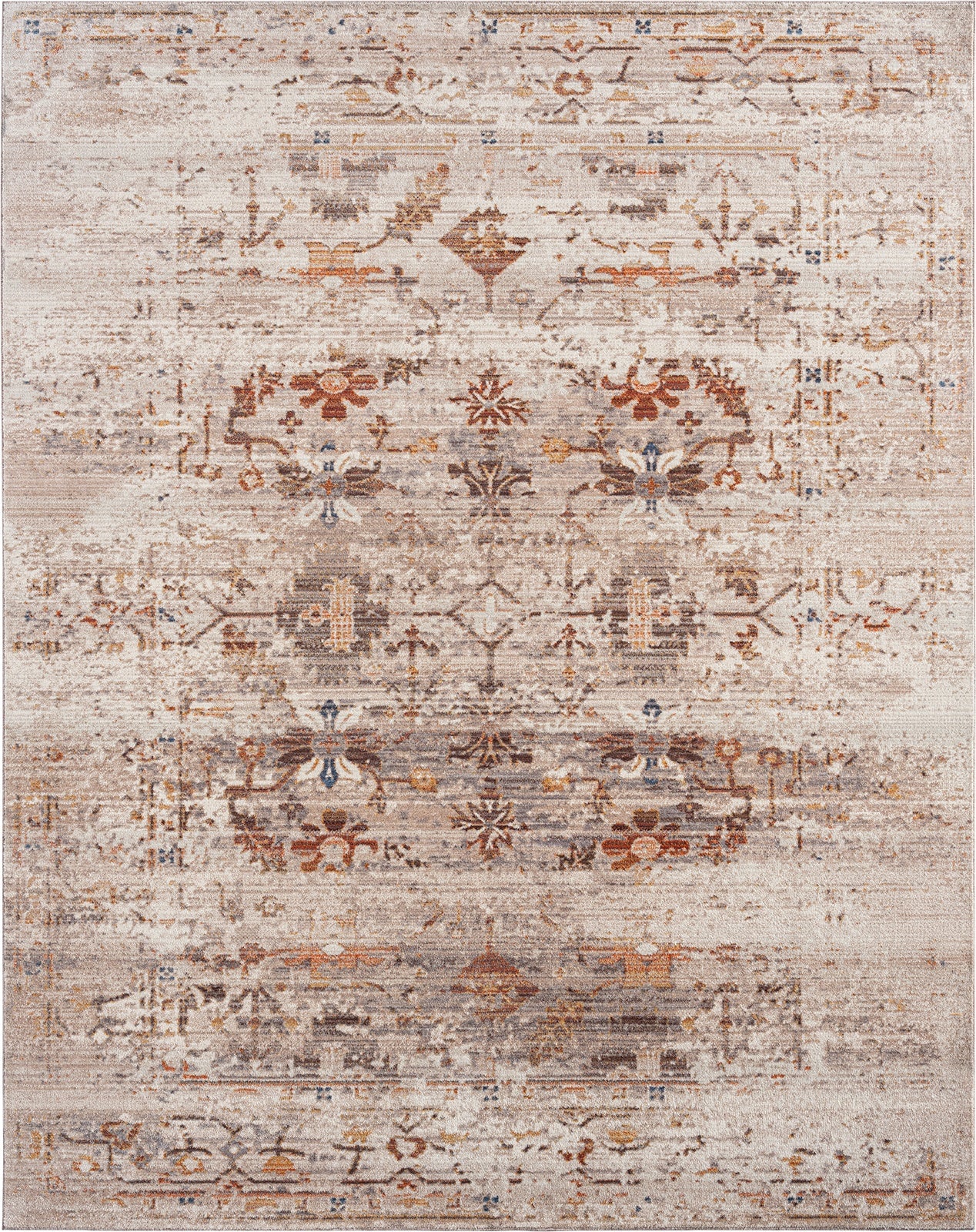 K2 Calabria CL-004 Desert Sands/Rust Area Rug 5x8