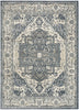 Nourison Concerto CNC18 Navy Ivory Area Rug 5 X 8
