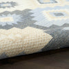 Nourison Copenhagen CPN01 Ivory Navy Area Rug Close Up