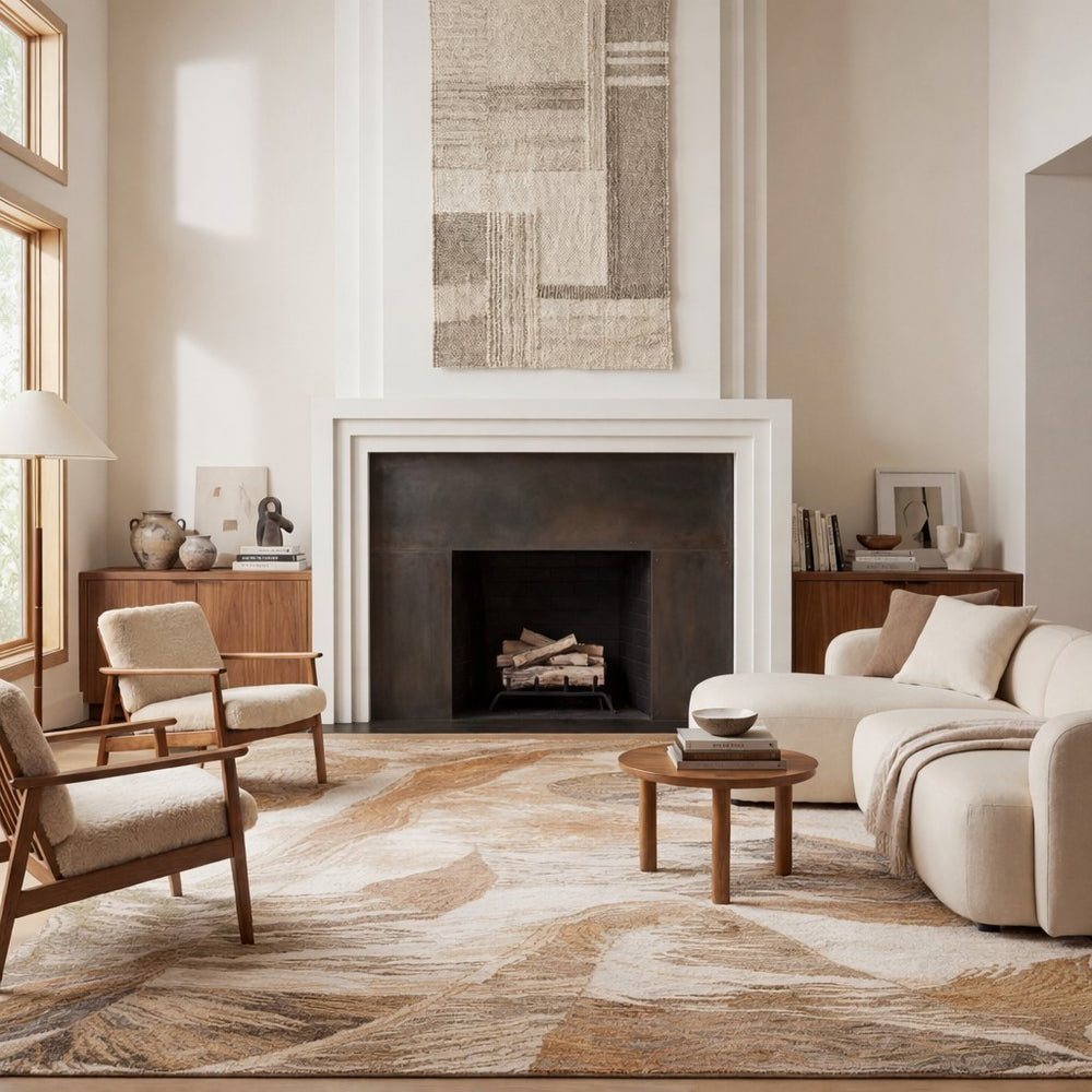 Surya Diva DDV-2303 Caramel Area Rug Featured in room