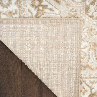 Nourison Dekor DEK08 Taupe Ivory Area Rug Backing