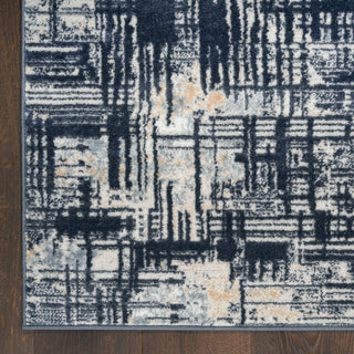 Nourison Dekor DEK11 Slate Area Rug Corner