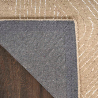 Nourison Pure Patterns PRN01 Camel Area Rug by DKNY Backing