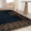 Momeni Duar DUA-4 Indigo Area Rug by Lemieux Et Cie