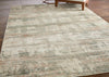 Feizy Eden 39QWF Ivory/Gray/Green Area Rug Angle