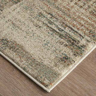 Feizy Eden 39QWF Ivory/Gray/Green Area Rug Corner