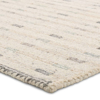 Jaipur Living Finnigan Aiker FGN01 Ivory/Taupe Area Rug by Label J Edge