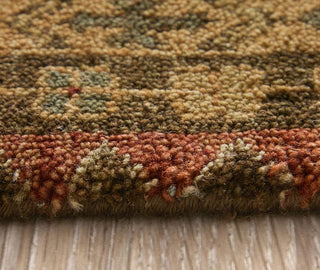 Feizy Namche 6155F Rust Area Rug Edge Image