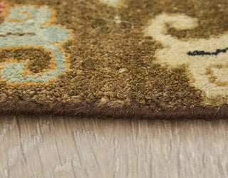 Feizy Namche 6158F Brown/Gold Area Rug Edge