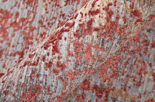 Feizy Pryor 39NGF Red/Gray/Blue Area Rug Up Close Weave