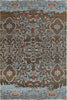 Feizy Vivendi 6401F Brown/Teal Area Rug Main Image Feature