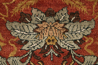Feizy Vivendi 6401F Red/Gold Area Rug Detail