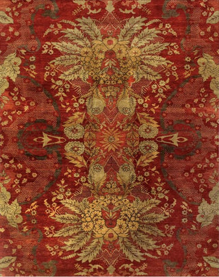 Feizy Vivendi 6402F Red Green Area Rug