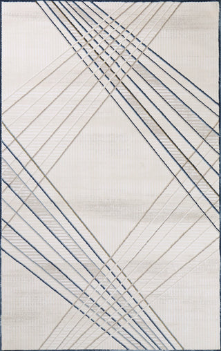 Bashian Highland H117-HLD307 Ivory Blue Area Rug