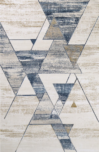 Bashian Highland H117-HLD309 Ivory Blue Area Rug