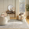 Nourison Harbor HRB01 Blue Area Rug Room Scene Feature