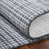 Ancient Boundaries Houston HOU-1225 Steel/White Area Rug Edge