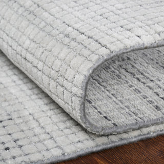 Ancient Boundaries Houston HOU-1226 White/Granite Area Rug Edge