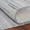 Ancient Boundaries Houston HOU-1227 Grey White Strie Area Rug Edge