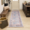 Karastan Zula Hazega Blue/Rose Area Rug