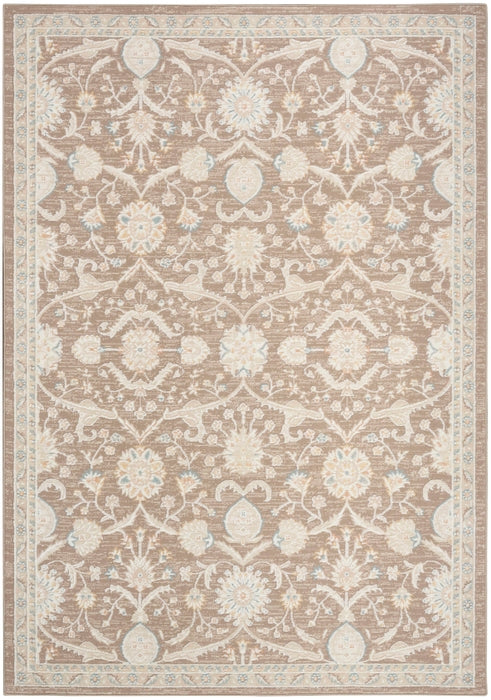 Nourison Isla ISL01 Mocha Area Rug 5 X 8