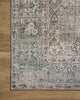 Loloi Jules JUL-08 Emerald/Antique Ivory Area Rug by Chris Loves Julia  corner image