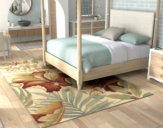 KAS Sparta 3130 Ivory Paradise Area Rug Room Scene Feature