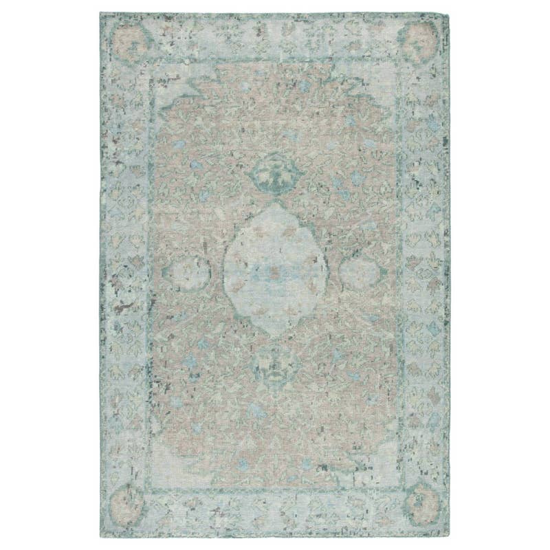 Jaipur Living Kai Alessia KAI02 Aqua/Beige Area Rug 5x8