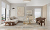 Feizy Kendall 8A61F Tan/Gray/Ivory Area Rug Room Scene Feature