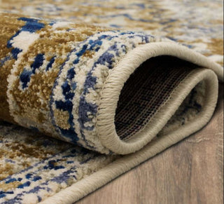 Karastan Tempest Perception Biscotti Area Rug Edge Detail Back