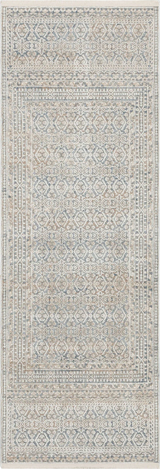 Karastan Solitude Larnaca Dark Grey Cream Area Rug