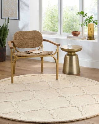 Livabliss Central Park Abbey AWHP4021 Area Rug Room Scene Round Image