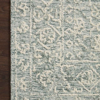 Loloi Cecelia CEC-01 Ocean Ivory Area Rug closeup Detail Weave