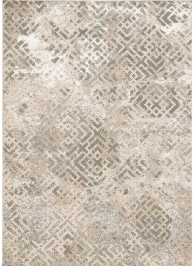 KAS Luna 7124 Sand Silver Area Rug