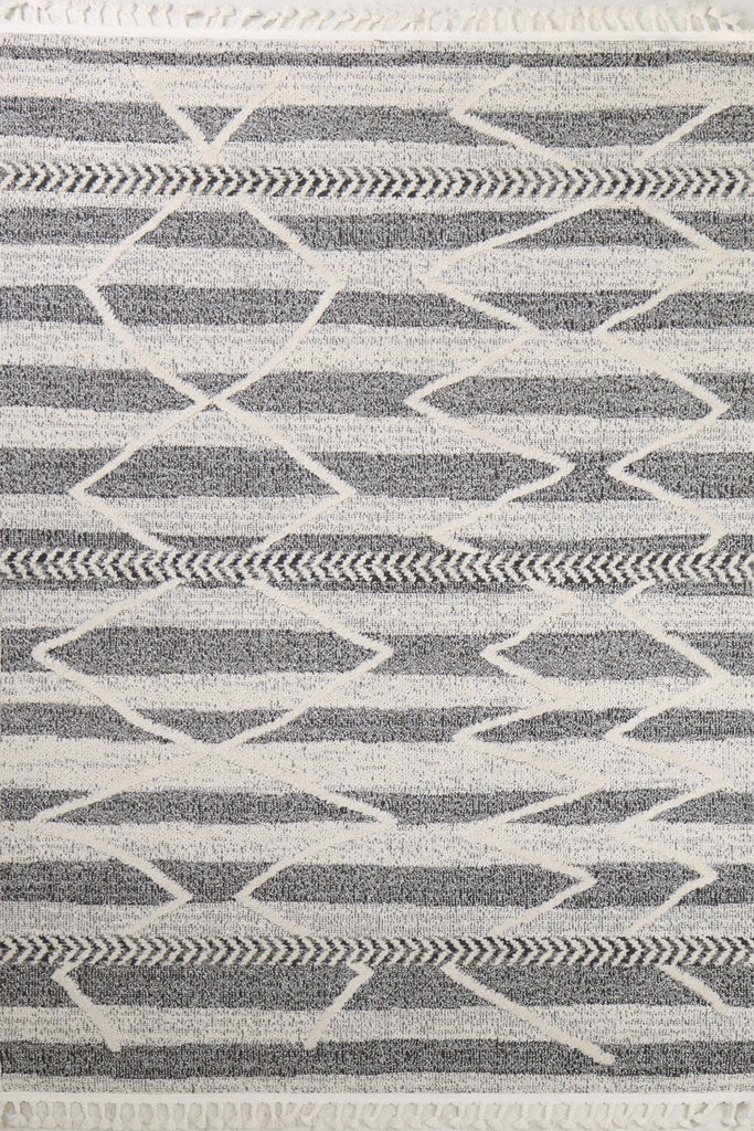 Bashian Montauk M152-MTK201 Ivory Charcoal Area Rug