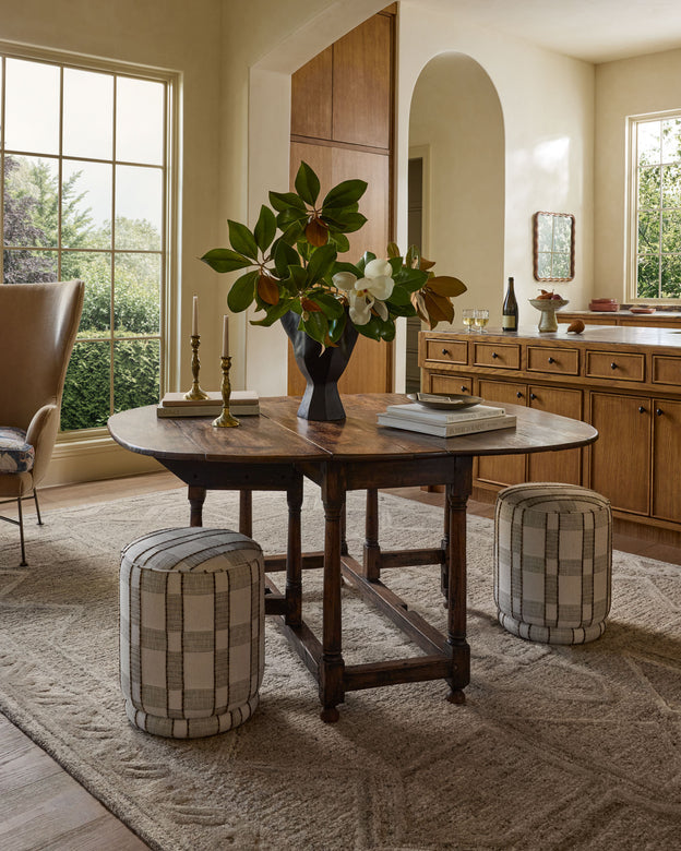 Loloi Mabel MBL-01 Pebble / Mist Area Rug Room Scene Feature