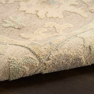 Nourison Maison MSO01 Taupe Ivory Area Rug Close Up